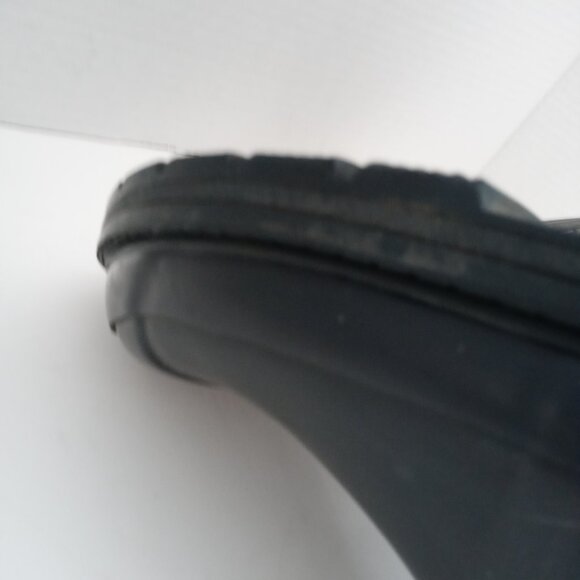 Hunter Navy Blue Ankle Booties Rubber Original Wellie Galosh Rain Boots Women 7 - Picture 15 of 16